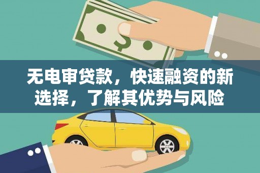 平镇无电审贷款，快速融资的新选择，了解其优势与风险