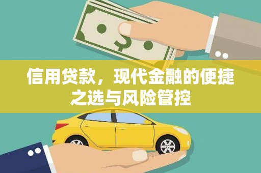 平镇信用贷款，现代金融的便捷之选与风险管控