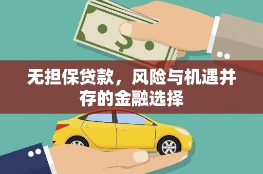平镇无担保贷款，风险与机遇并存的金融选择