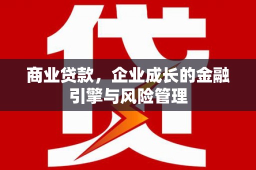 平镇商业贷款，企业成长的金融引擎与风险管理