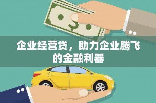 平镇企业经营贷，助力企业腾飞的金融利器