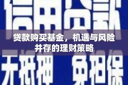平镇贷款购买基金，机遇与风险并存的理财策略