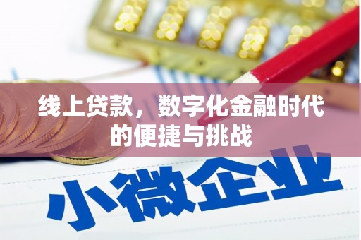 平镇线上贷款，数字化金融时代的便捷与挑战