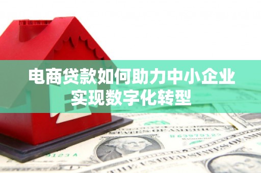 平镇电商贷款如何助力中小企业实现数字化转型