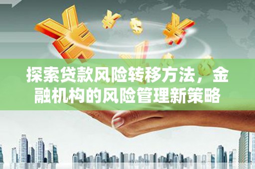 平镇探索贷款风险转移方法，金融机构的风险管理新策略