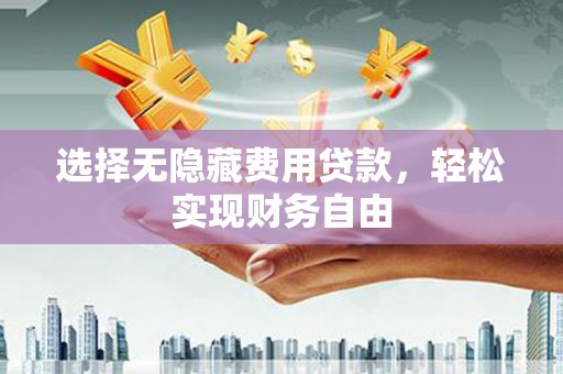 平镇选择无隐藏费用贷款，轻松实现财务自由
