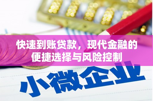 平镇快速到账贷款，现代金融的便捷选择与风险控制