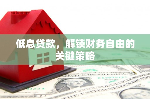平镇低息贷款，解锁财务自由的关键策略