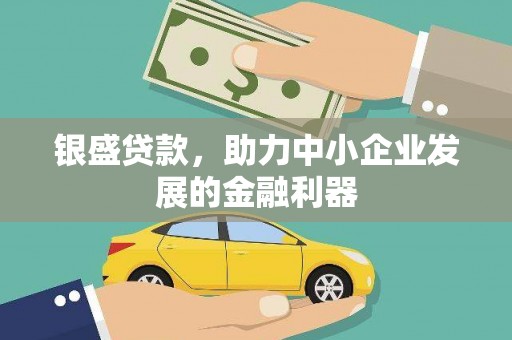 平镇银盛贷款，助力中小企业发展的金融利器