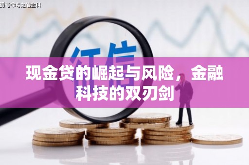 平镇现金贷的崛起与风险，金融科技的双刃剑