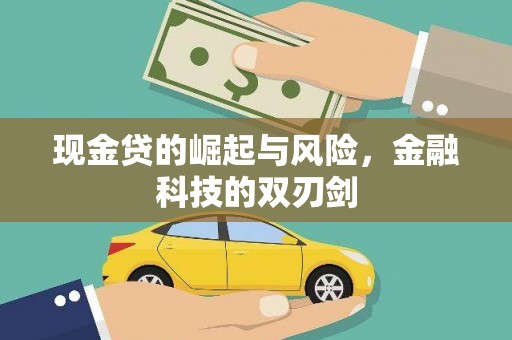 平镇现金贷的崛起与风险，金融科技的双刃剑