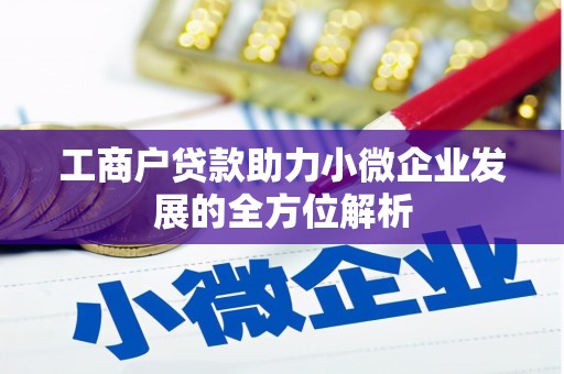 平镇工商户贷款助力小微企业发展的全方位解析