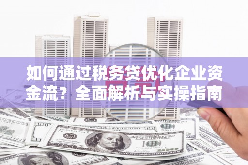 平镇如何通过税务贷优化企业资金流？全面解析与实操指南