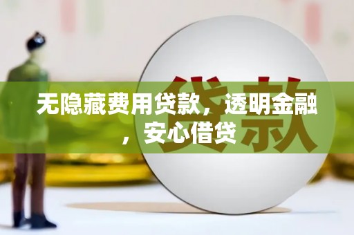 平镇无隐藏费用贷款，透明金融，安心借贷