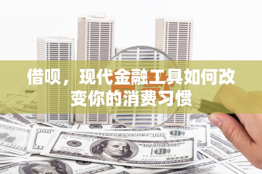 平镇借呗，现代金融工具如何改变你的消费习惯
