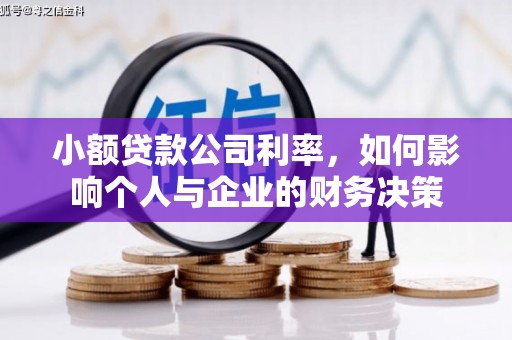 平镇小额贷款公司利率，如何影响个人与企业的财务决策