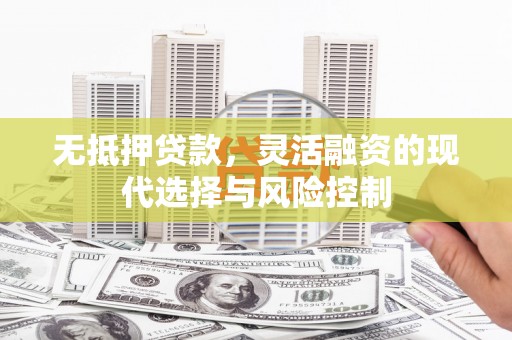平镇无抵押贷款，灵活融资的现代选择与风险控制