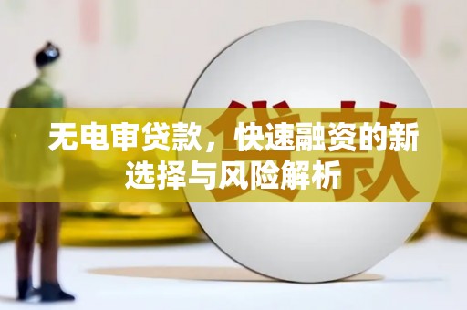平镇无电审贷款，快速融资的新选择与风险解析