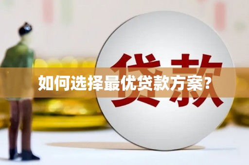 平镇如何选择最优贷款方案？