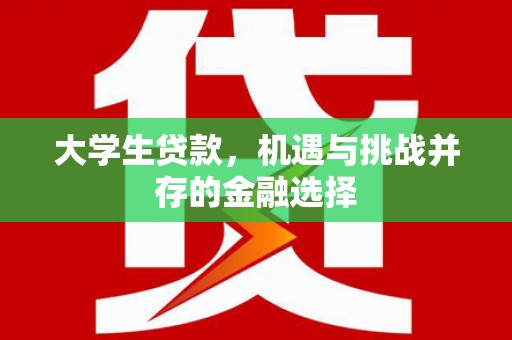 平镇大学生贷款，机遇与挑战并存的金融选择