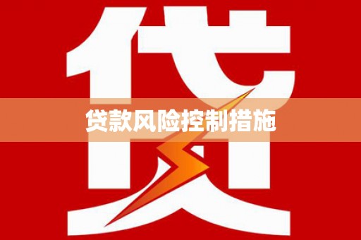 平镇贷款风险控制措施