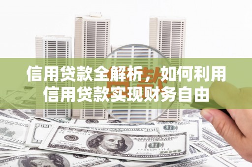 平镇信用贷款全解析，如何利用信用贷款实现财务自由