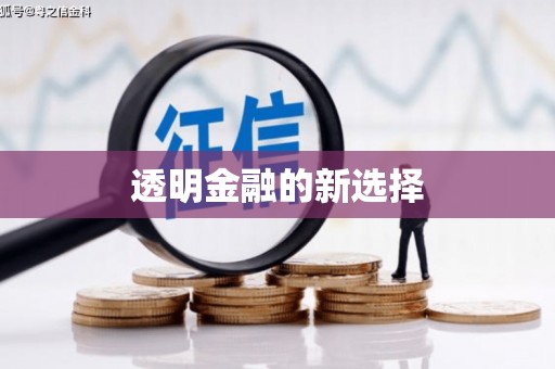 平镇透明金融的新选择