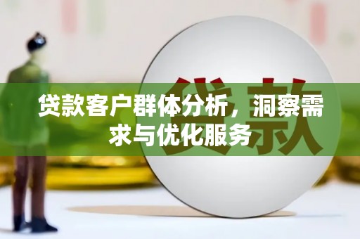 平镇贷款客户群体分析，洞察需求与优化服务
